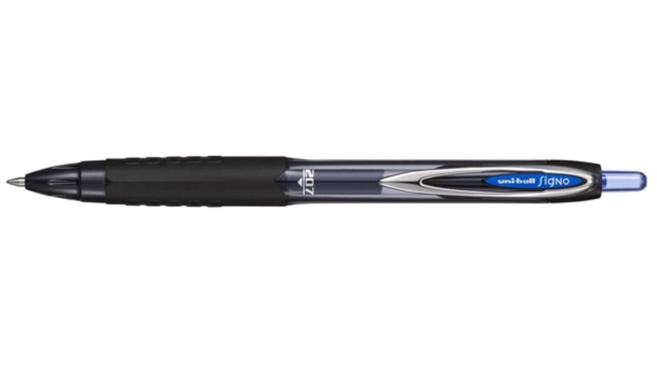 Gelschrijver Uni-ball Signo eco 207E medium blauw