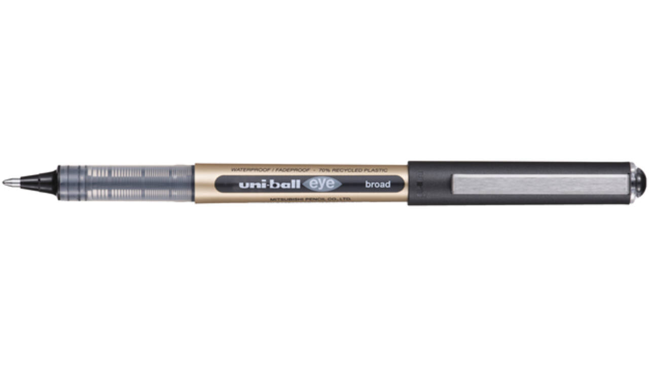 Rollerpen Uni-ball Eye eco 150E breed zwart