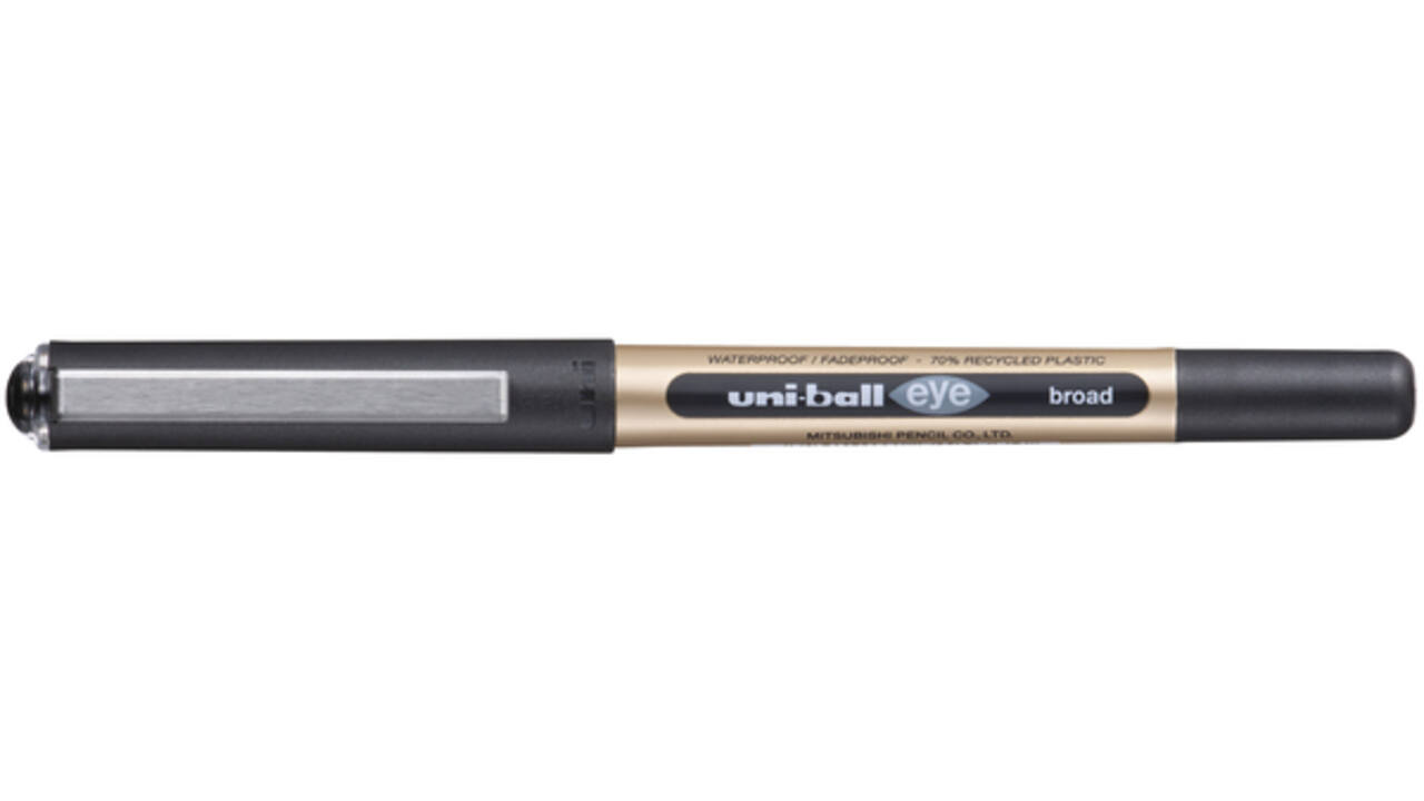 Rollerpen Uni-ball Eye eco 150E breed zwart