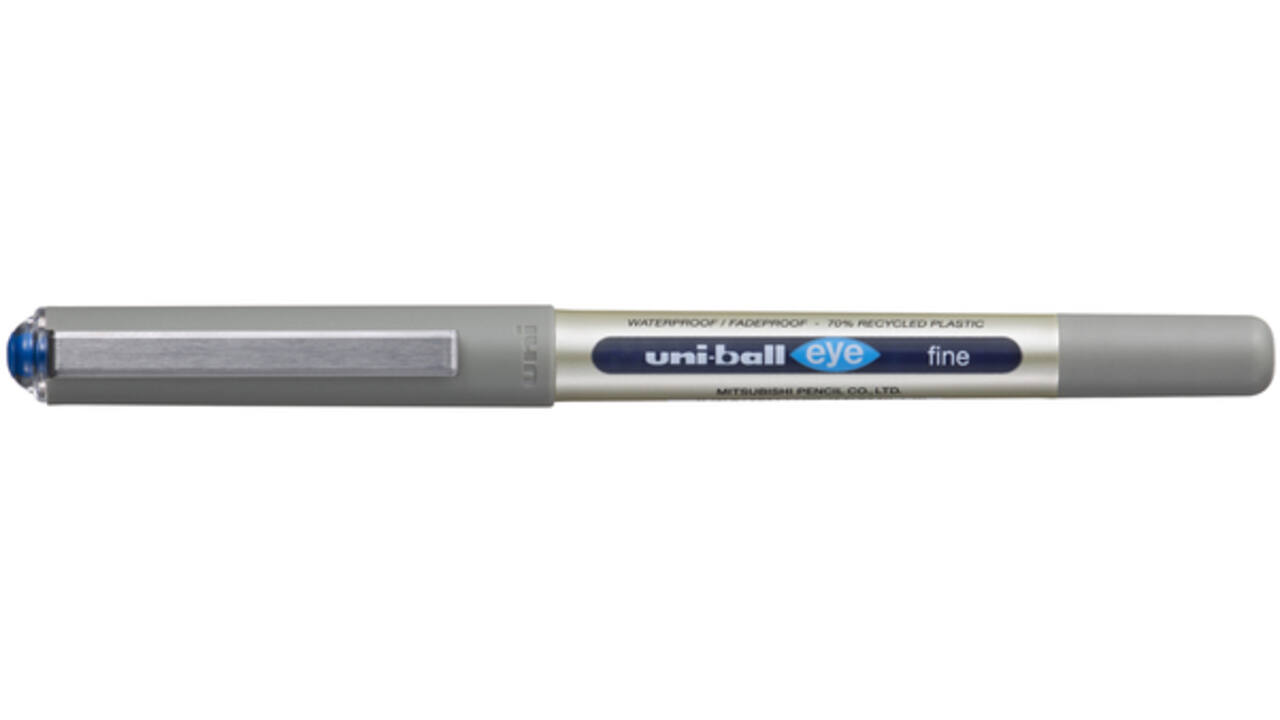 Rollerpen Uni-ball Eye eco 157E medium blauw