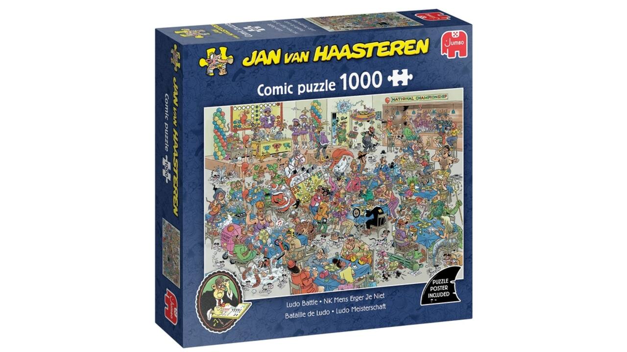 Puzzel Jan van Haasteren NK Mens Erger Je Niet 1000 stukjes