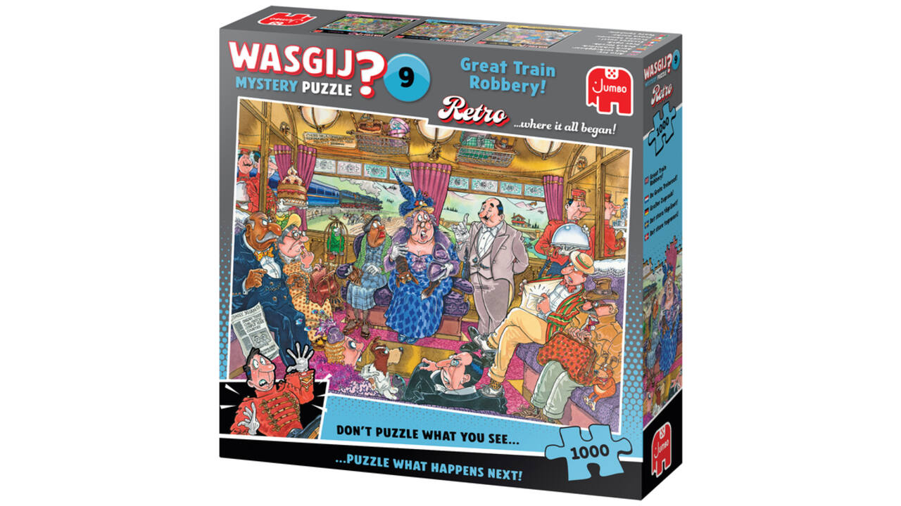 Wasgij Mystery 9 - The Great Train Robbery 1000 st