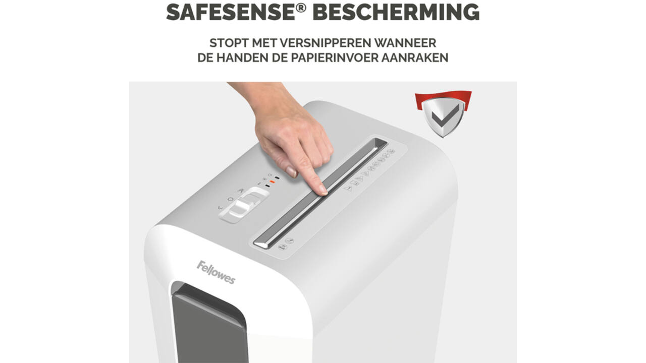 Papiervernietiger Fellowes Powershred LX65 snippers 4x40mm wit