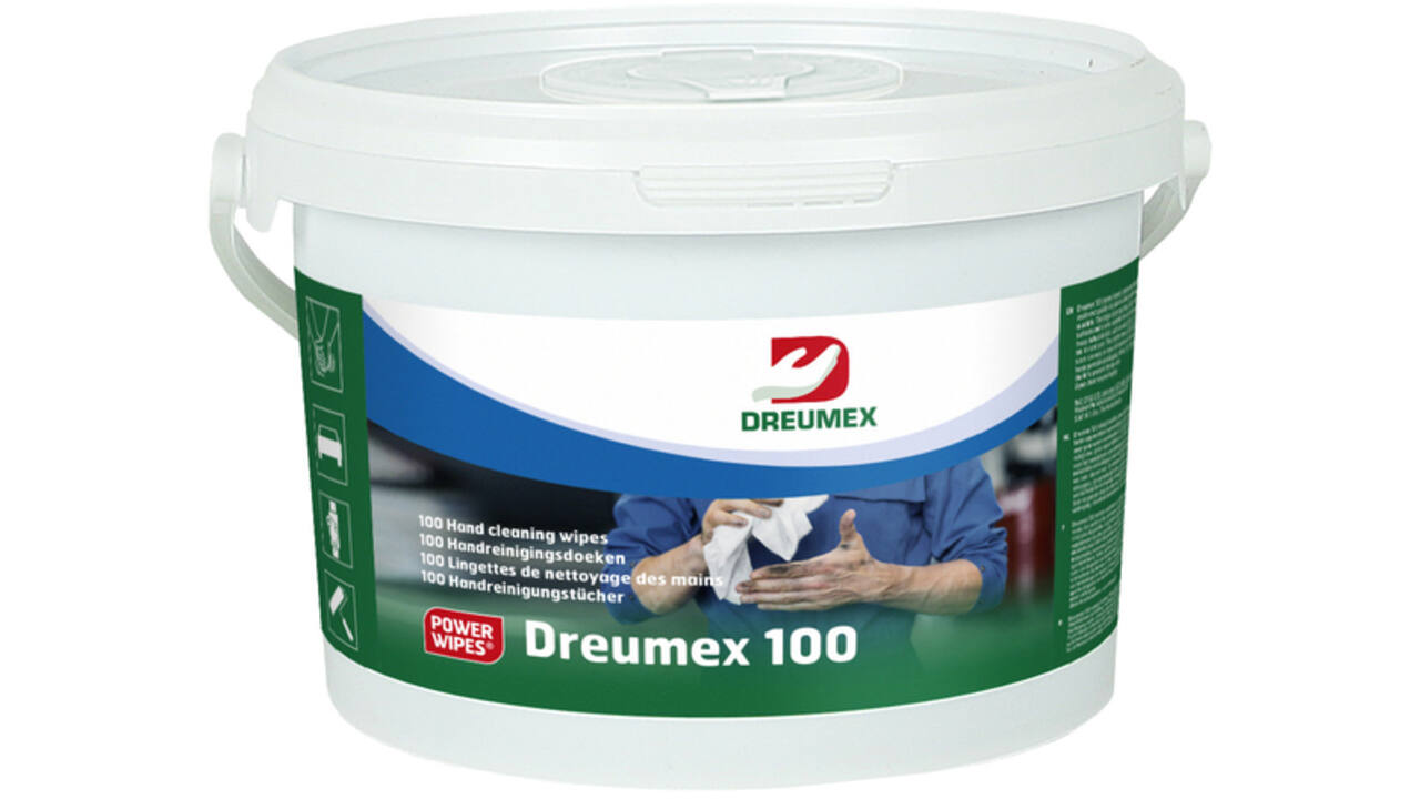 Handreinigingsdoek Dreumex 100 in dispenseremmer