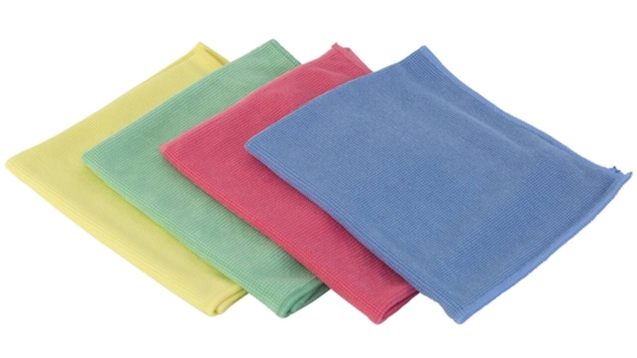 Microvezeldoek Cleaninq prof 40x40cm blauw 10 stuks