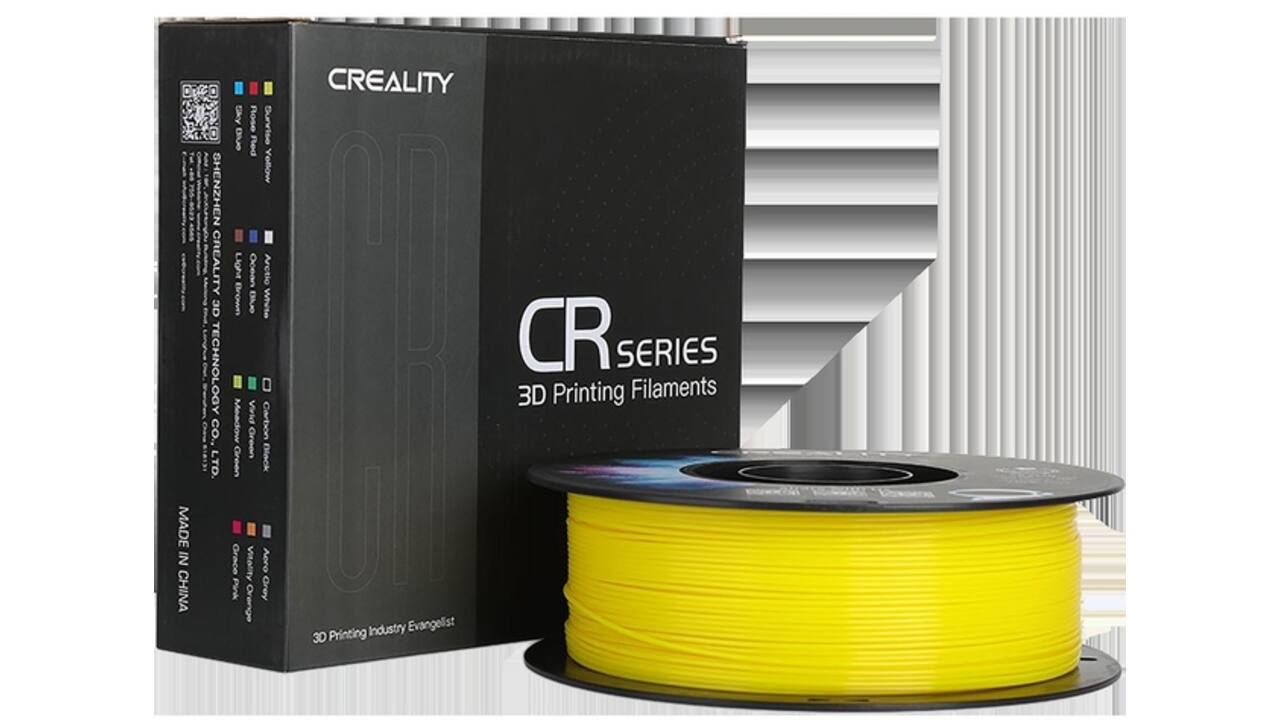 3D Filament Creality PETG 1.75mm geel 1kg