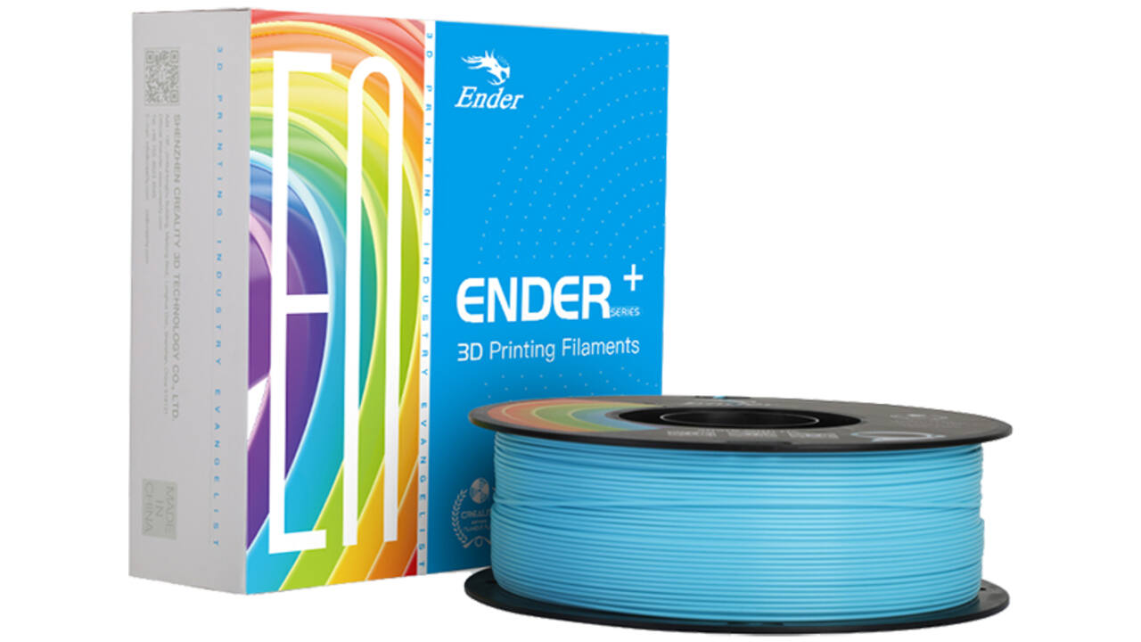 3D Filament Creality PLA+ 1.75mm blauw 1kg