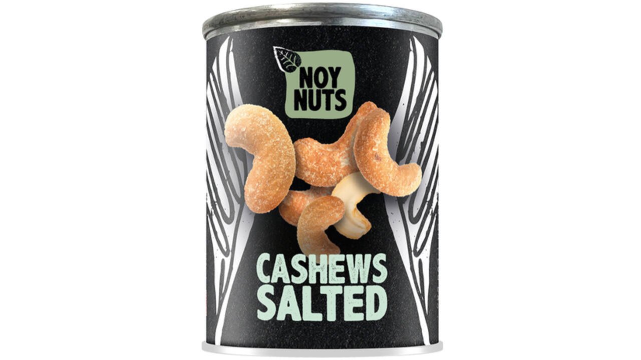 Cashewnoten NoyNuts gezouten blik 40 gram