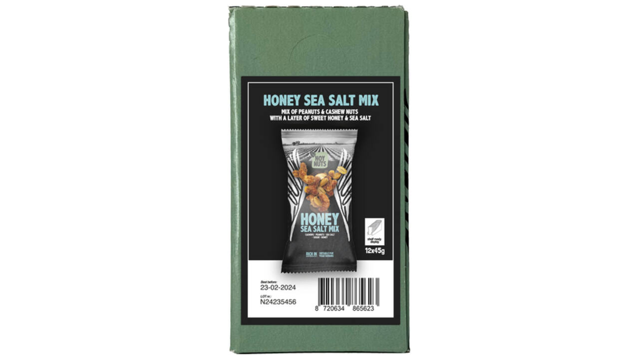 Noten NoyNuts honey sea salt mix zak 45 gram