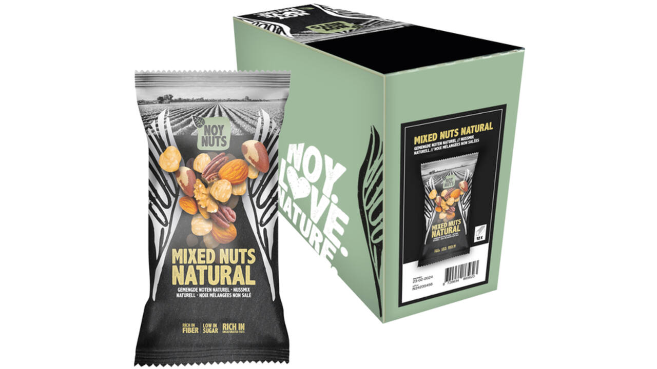Noten NoyNuts naturel mix zak 45 gram