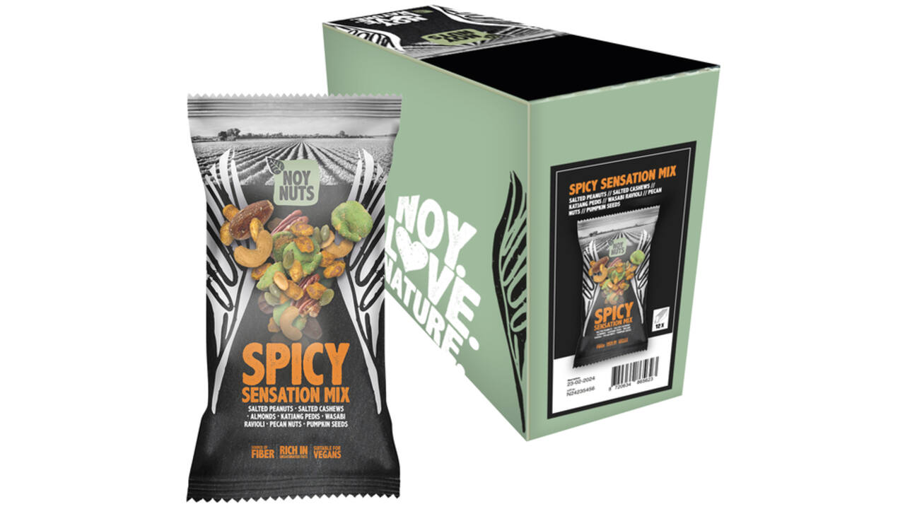 Noten NoyNuts spicy sensation mix zak 45 gram