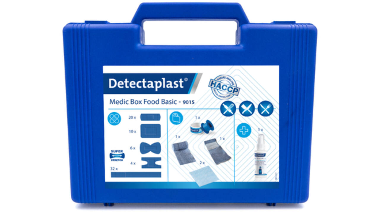 EHBO koffer Detectaplast food basis