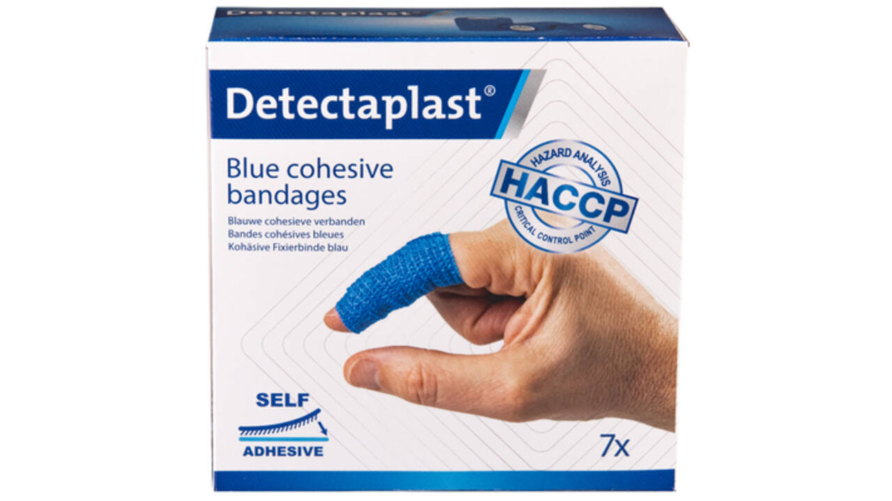 Kohesief verband blauw Detectaplast assorti 7stuks