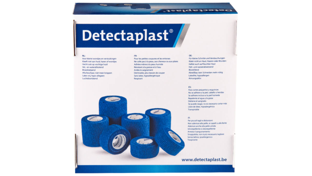 Kohesief verband blauw Detectaplast assorti 7stuks