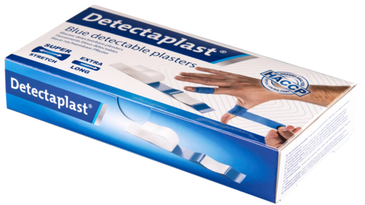 Elastische blauwe textielpleister Detectaplast 180x20mm