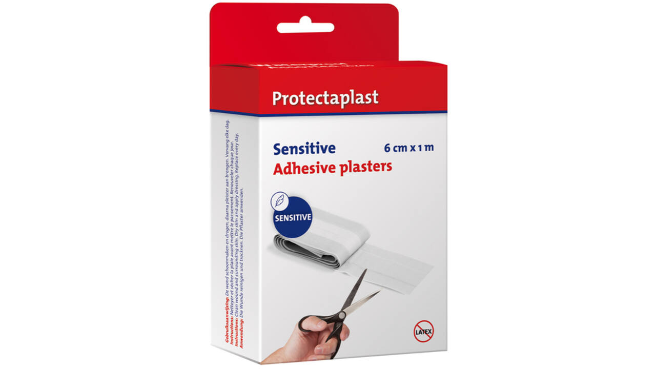 Pleister voor de gevoelige huid Protectaplast 6cmx1m