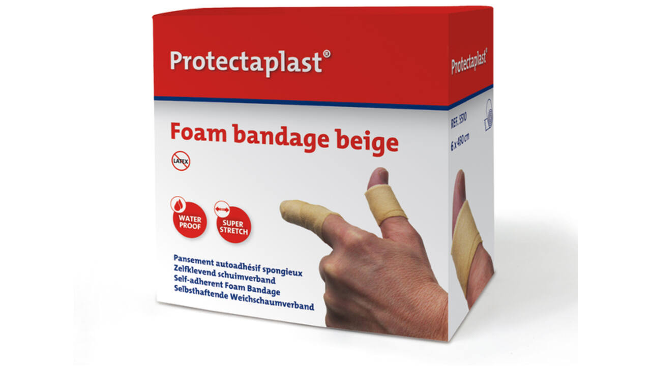 Foamverband Protectaplast beige 6cmx4,5m