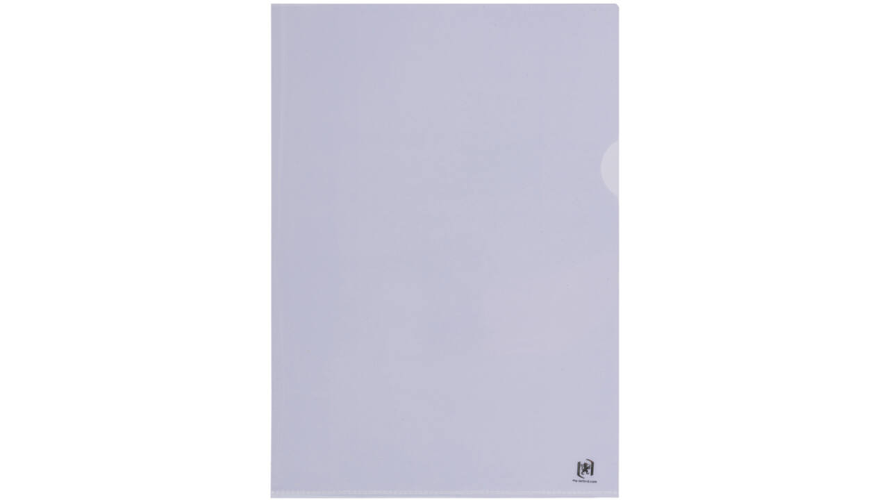 Insteekmap L-model Oxford A4 PVC 140µ glashelder 100 stuks