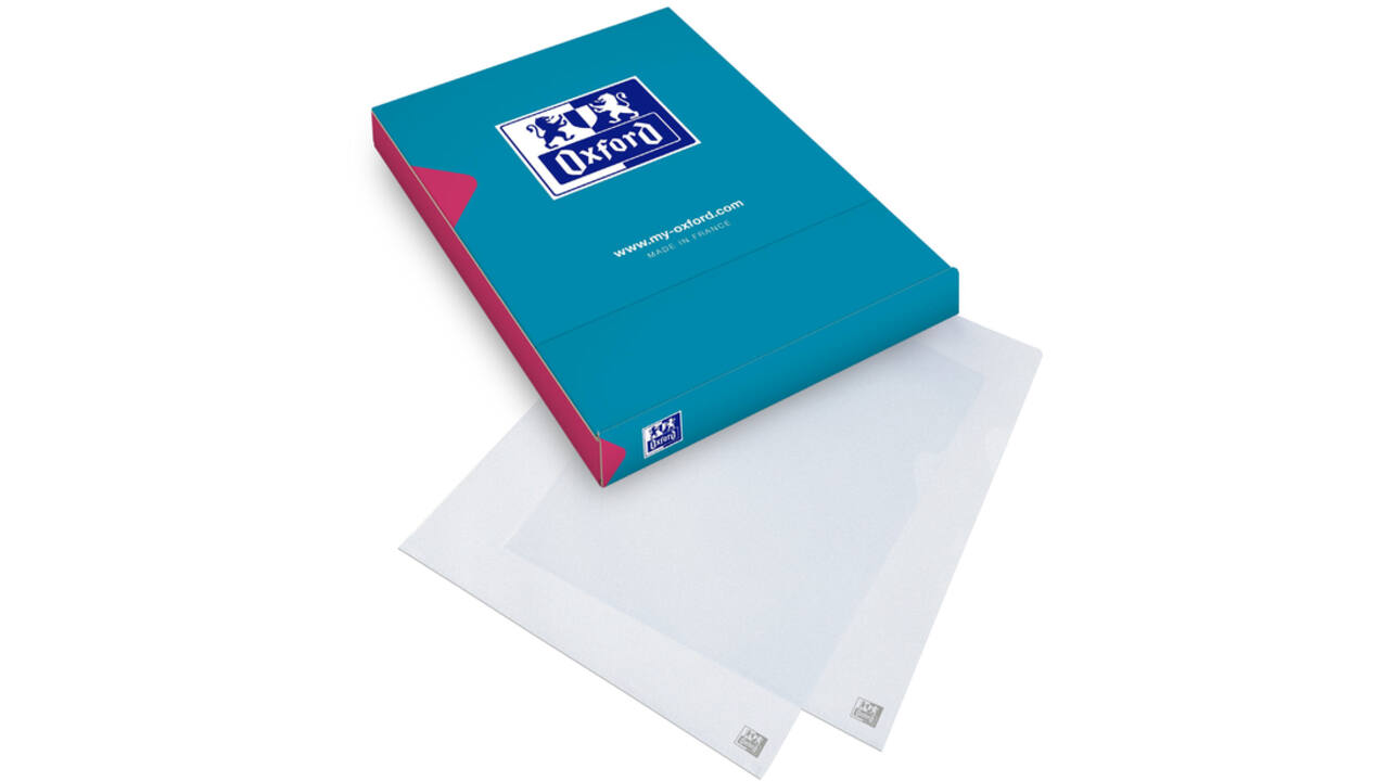 Insteekmap L-model Oxford A4 PP 120µ generfd 100 stuks