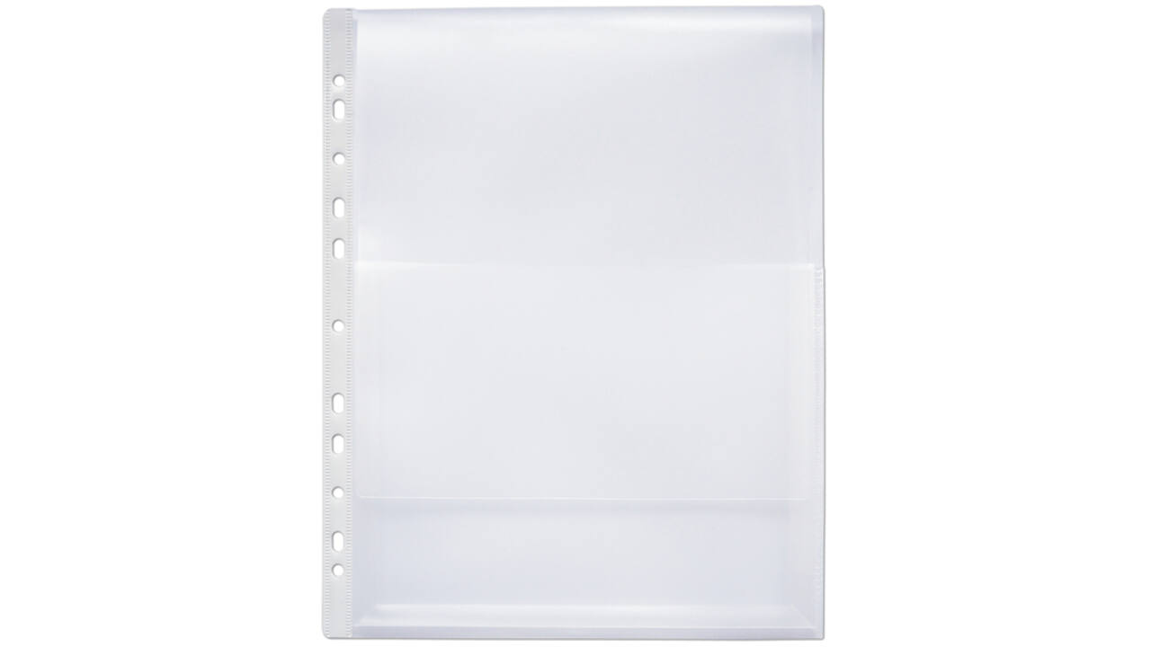 Showtas Oxford A4 PP 200µ glashelder met sluitklep 10 stuks