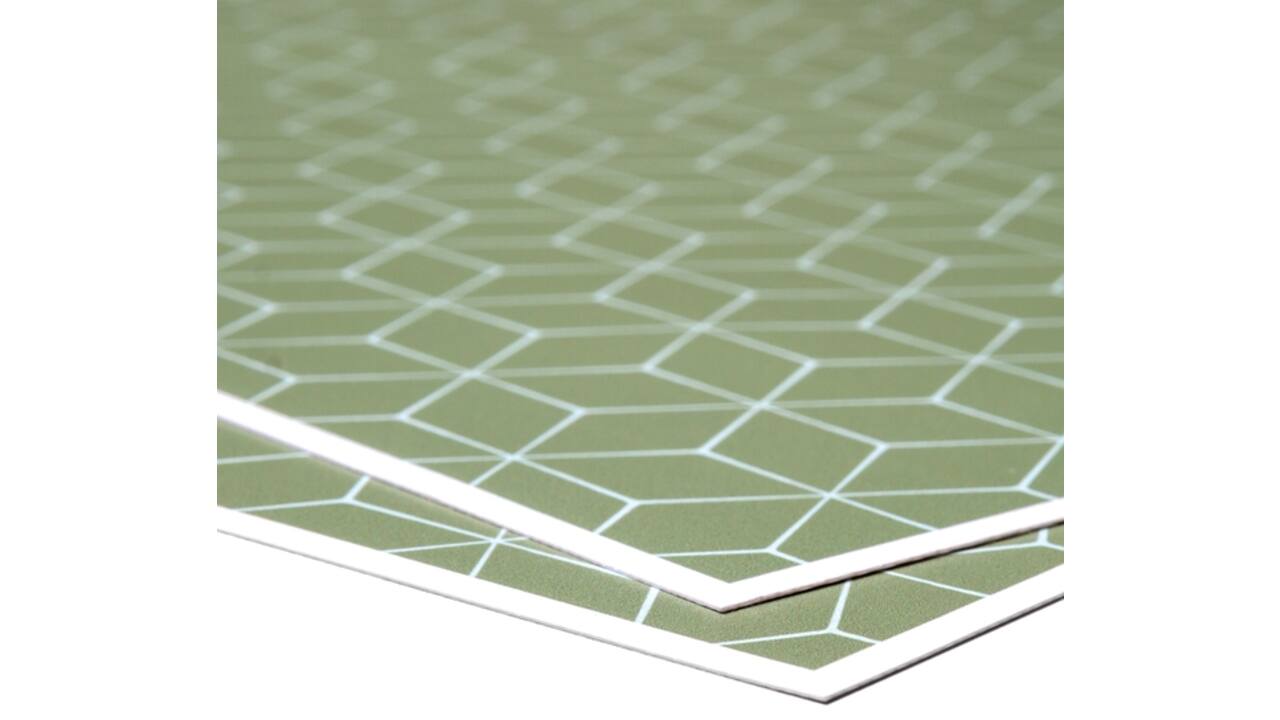 Placemat IEZZY Japanse kersenbloesem groen