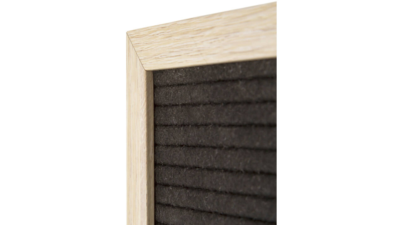 Letterbord IEZZY 30x30cm naturel hout