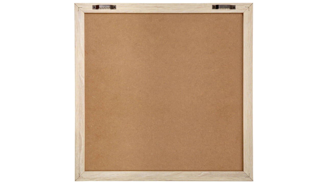 Letterbord IEZZY 30x30cm naturel hout