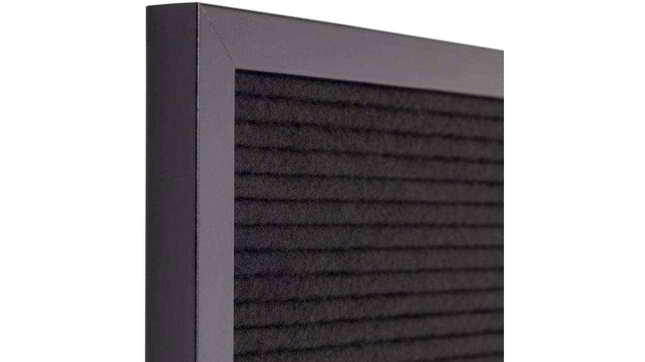 Letterbord IEZZY 40x60cm zwart hout
