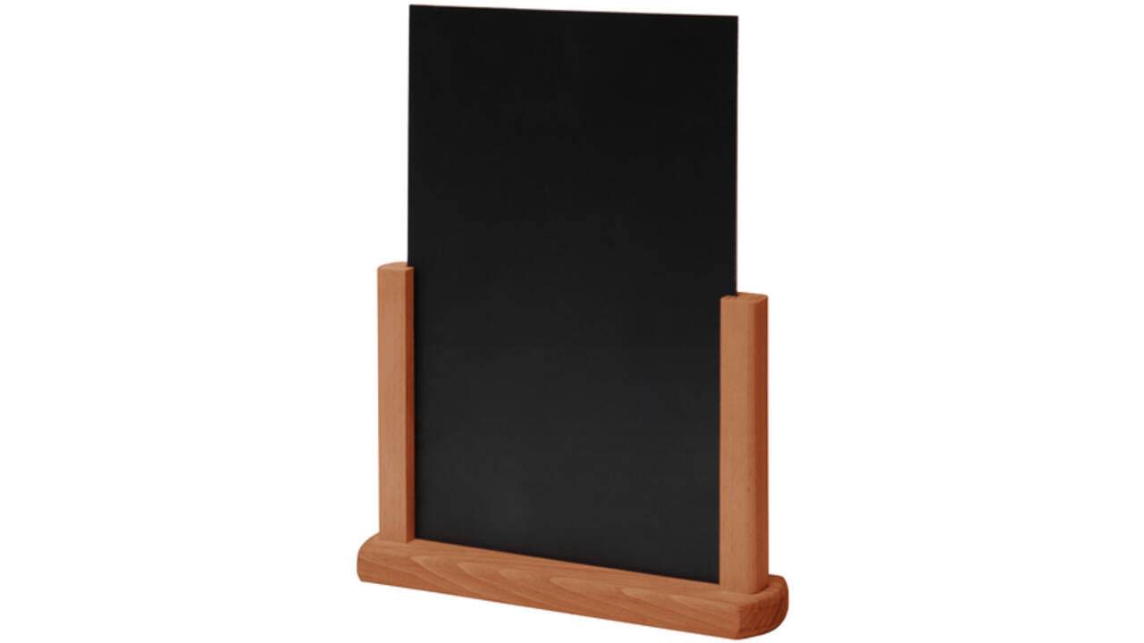 Tafelkrijtbord IEZZY A5 lichtbruin hout