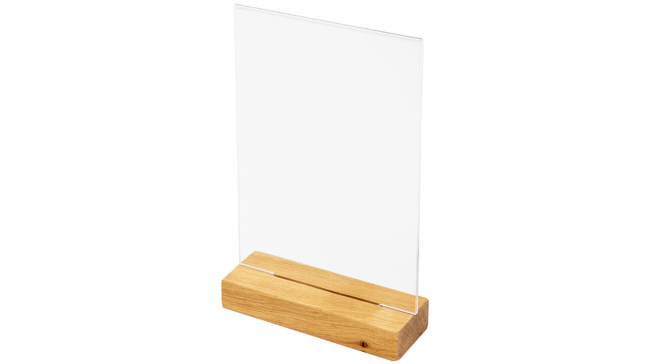 Menukaarthouder IEZZY tafeldisplay A5 hout