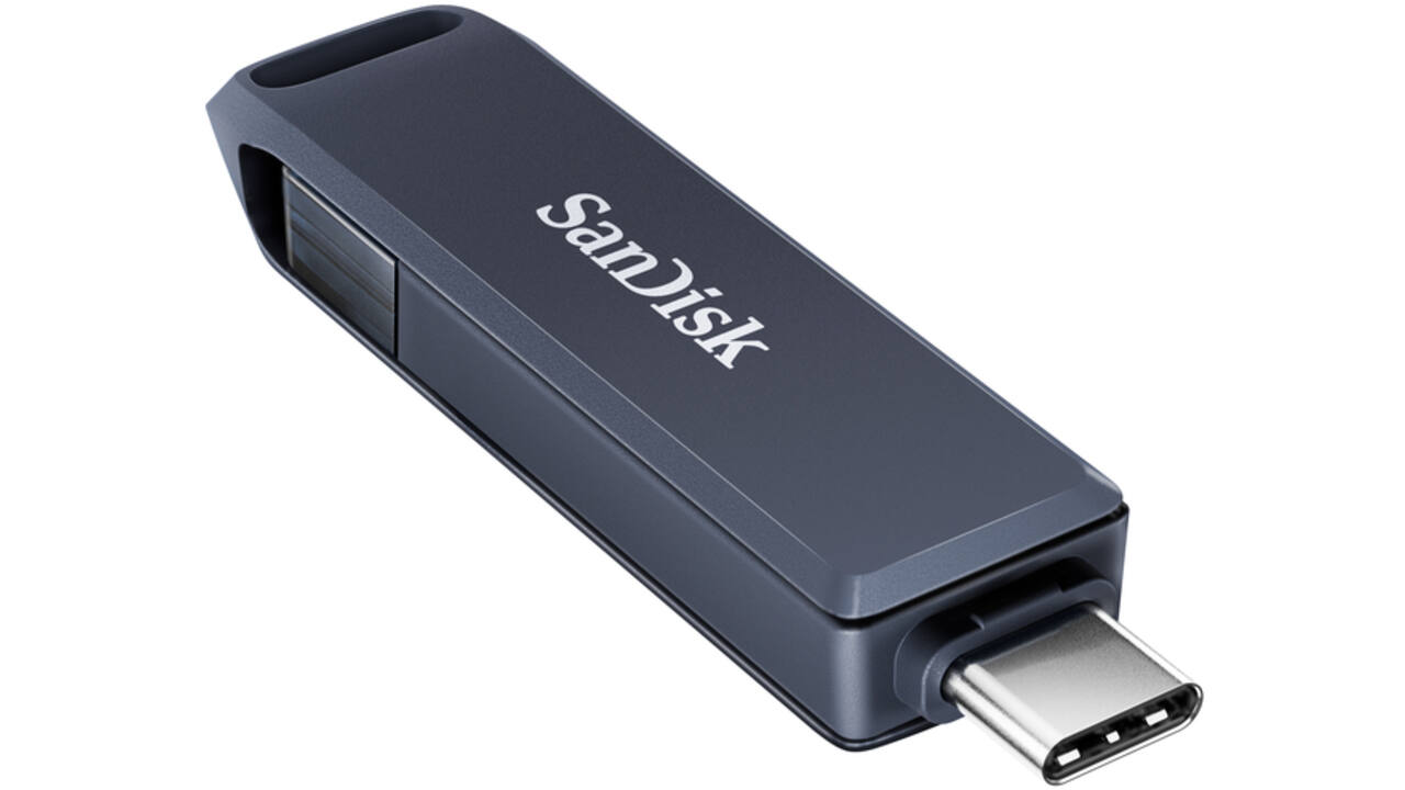 Phone Drive 64GB lightning- USB-C blauw