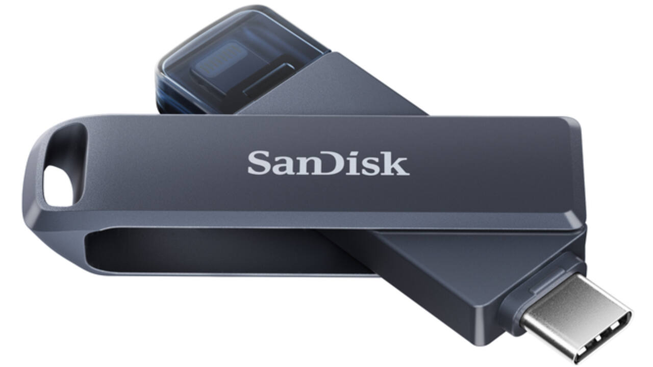 Phone Drive 256GB lightning- USB-C blauw