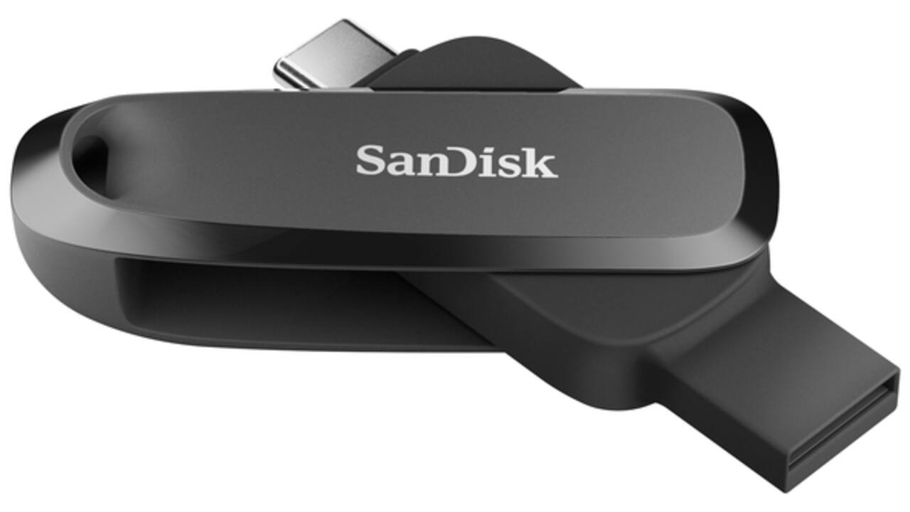 Phone Drive 64GB USB-C 3.2- USB-A zwart