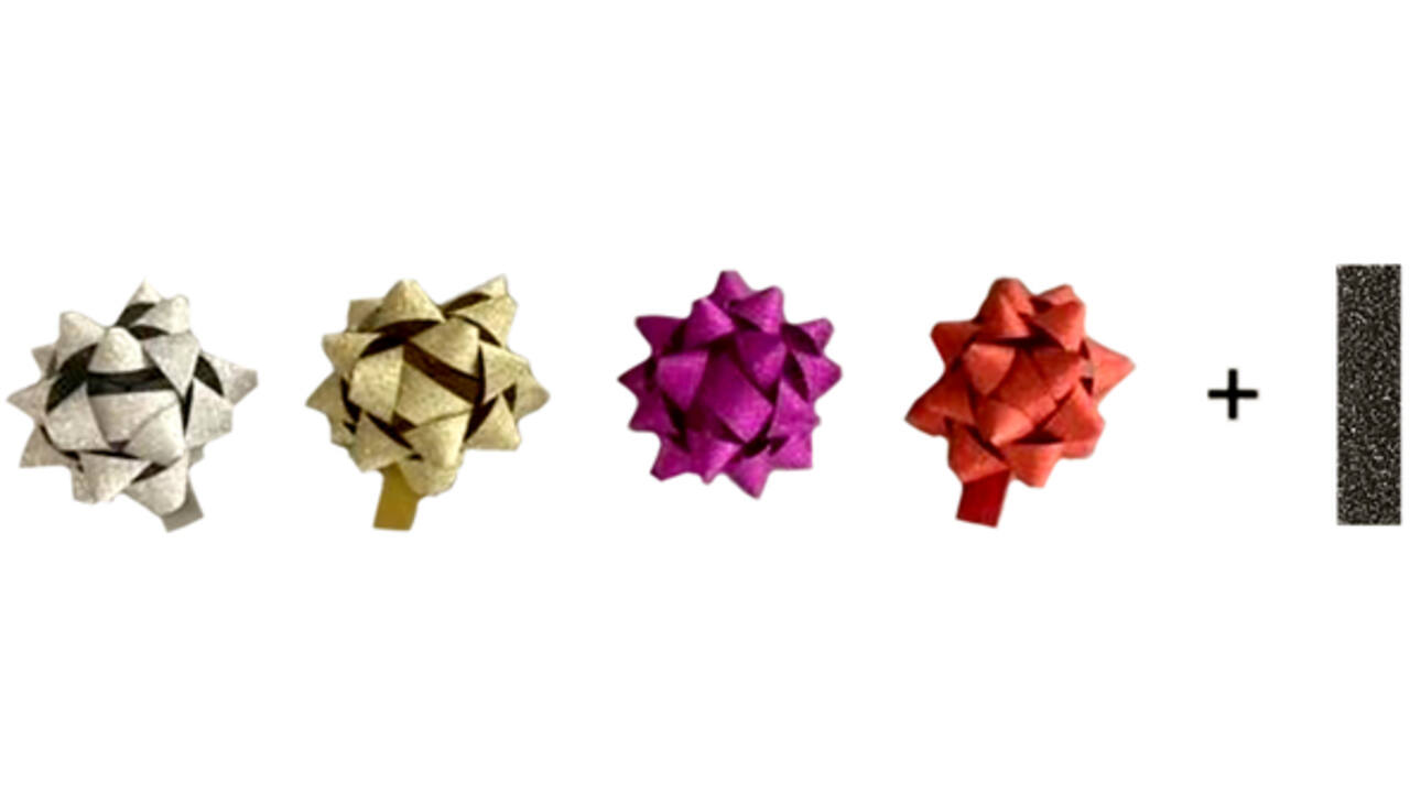 Rozetten Haza 50mm glitter assorti