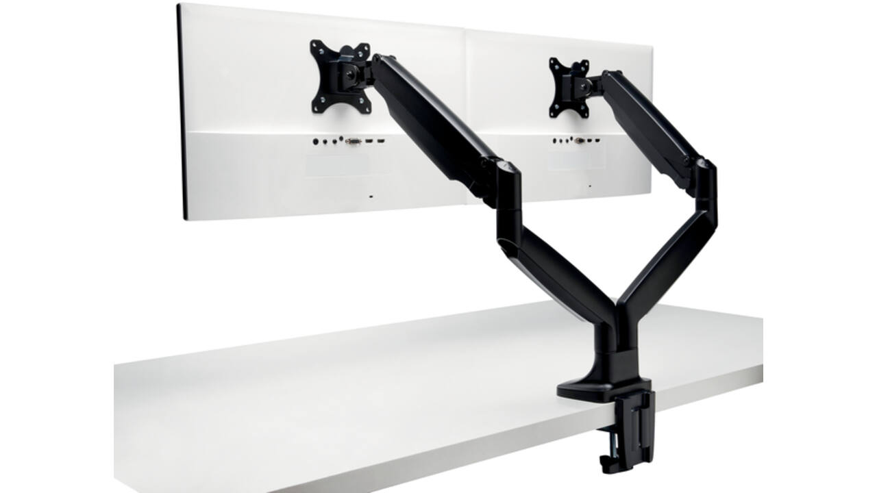 Monitorarm Kensington One-touch in hoogte verstelbaar dubbel