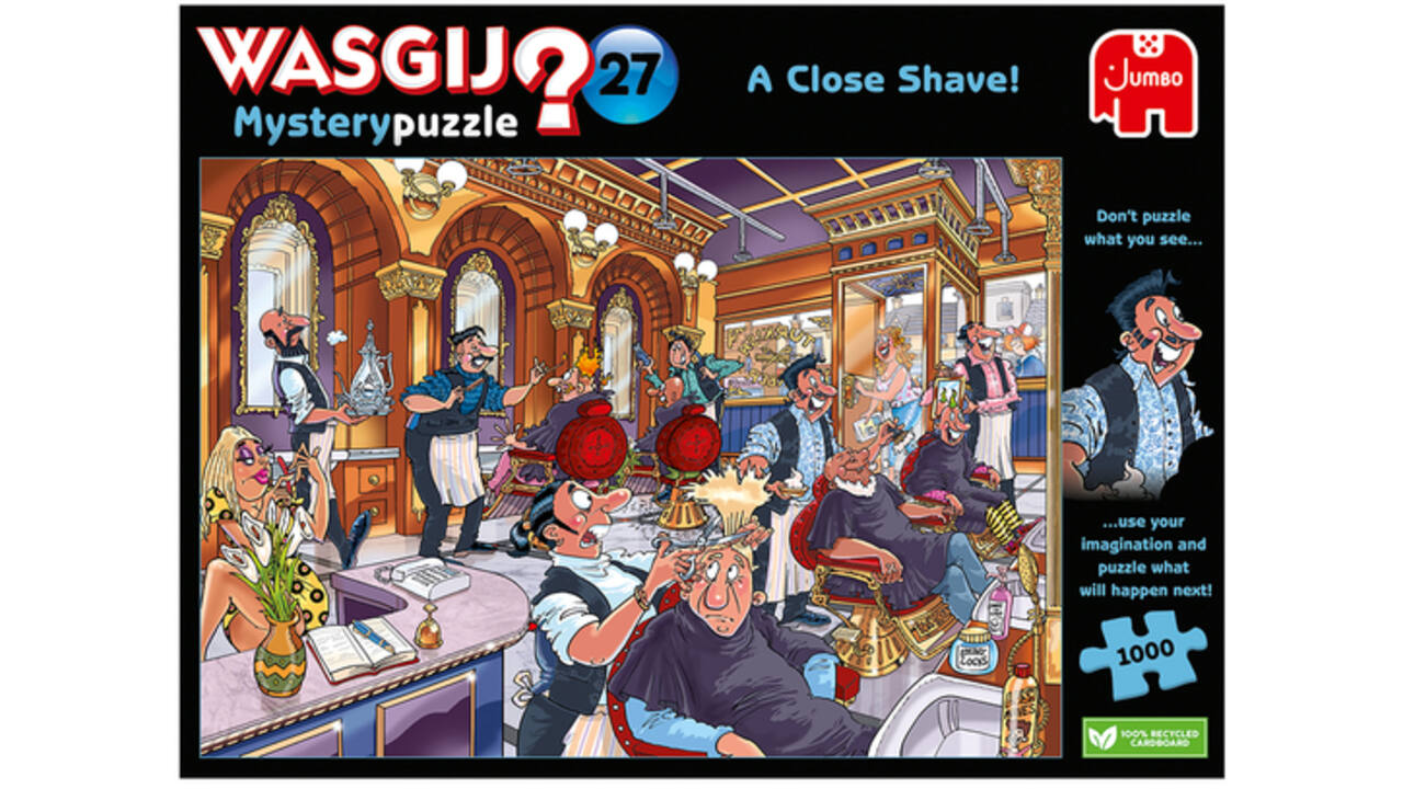 Puzzel Wasgij Mystery 27 Vlam In De Pan! 1000st