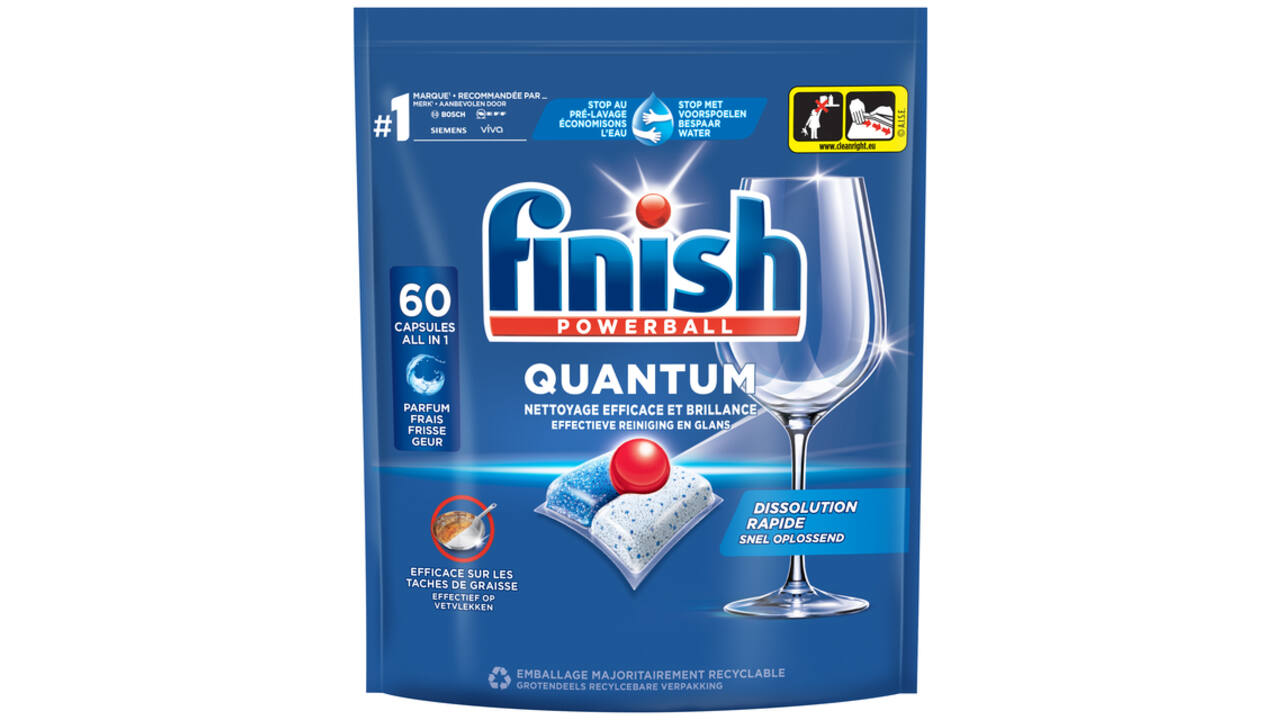 Vaatwastabletten Finish Quantum 60 stuks