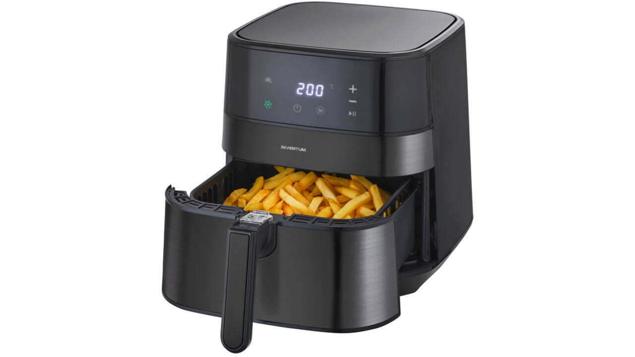 Airfryer Inventum 5 liter zwart