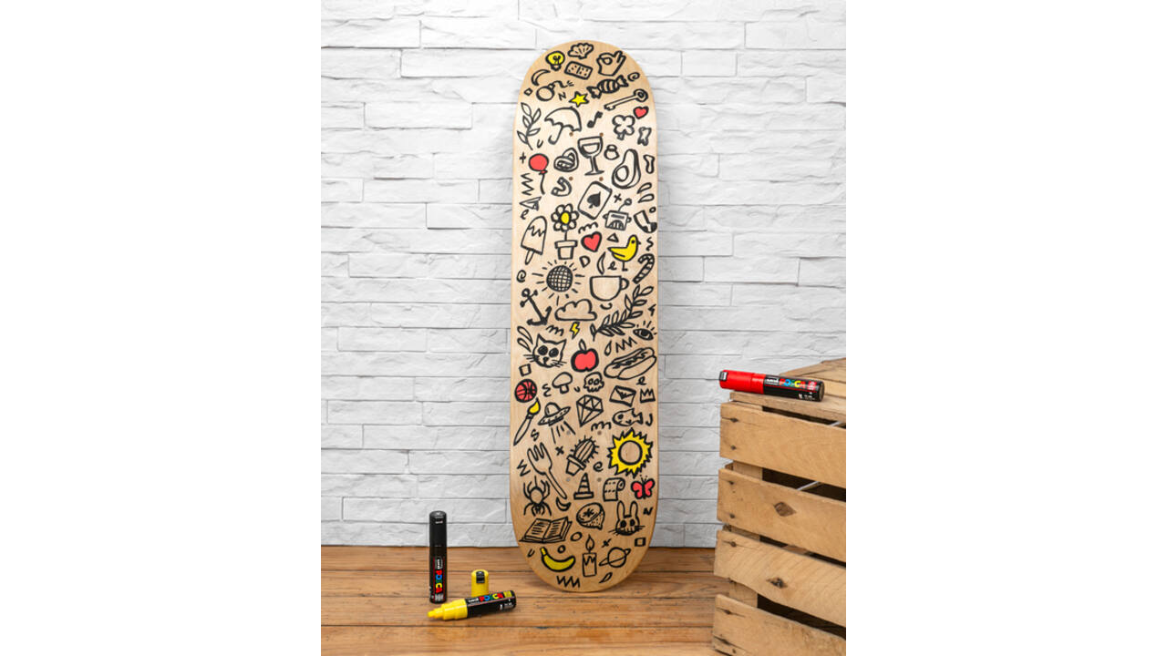 Verfstift Posca PC1MC extra fijn assorti set à 8 stuks