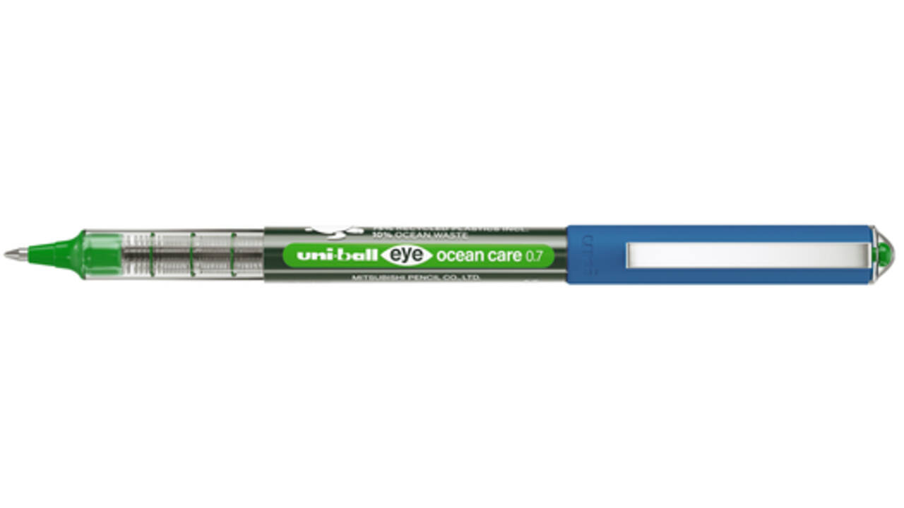 Rollerpen Uni-ball Eye Ocean Care medium groen