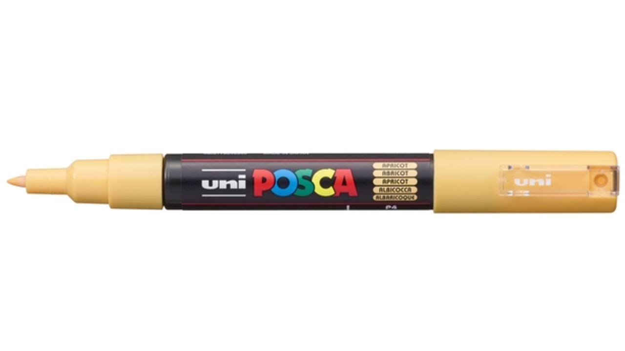 Verfstift Posca PC1MC extra fijn abrikoos