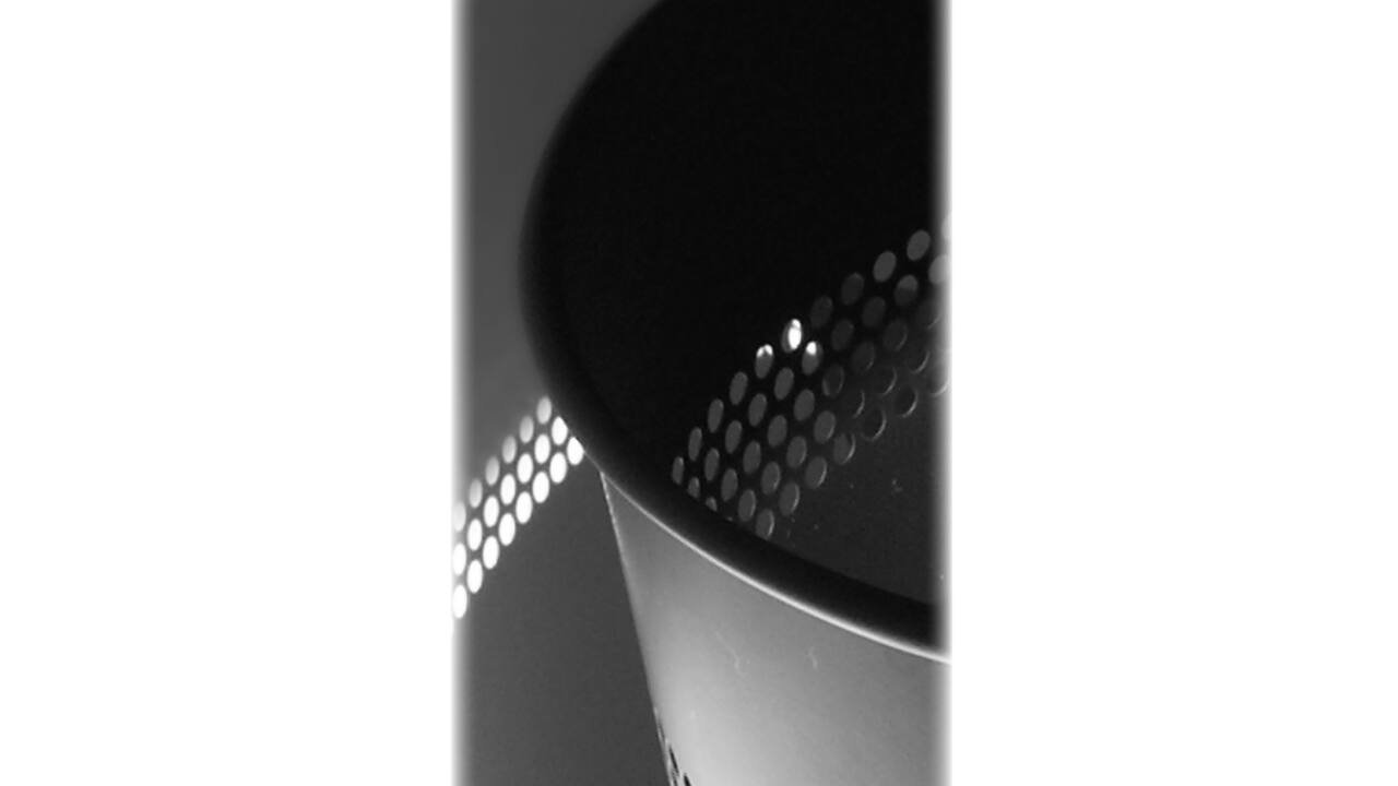 Papierbak BRASQ 15 liter zwart