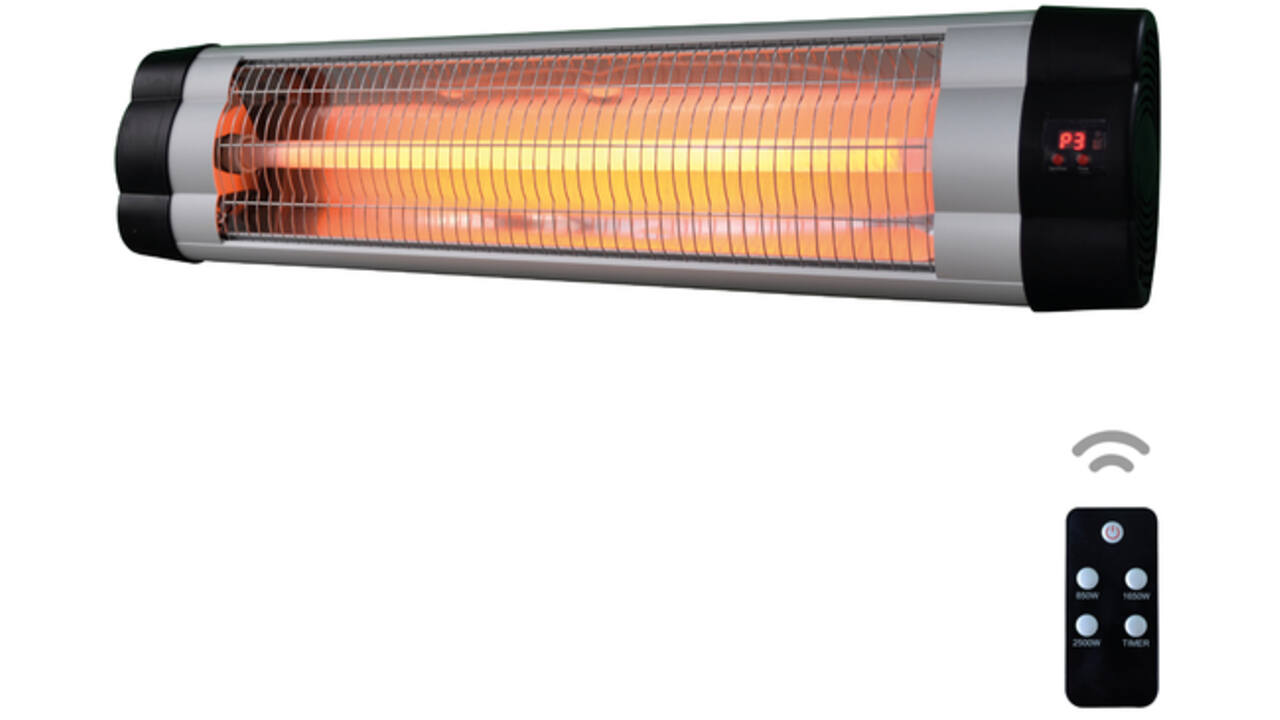 Terrasverwarmer BRASQ PHW200 hangend elektrisch met afstandbediening