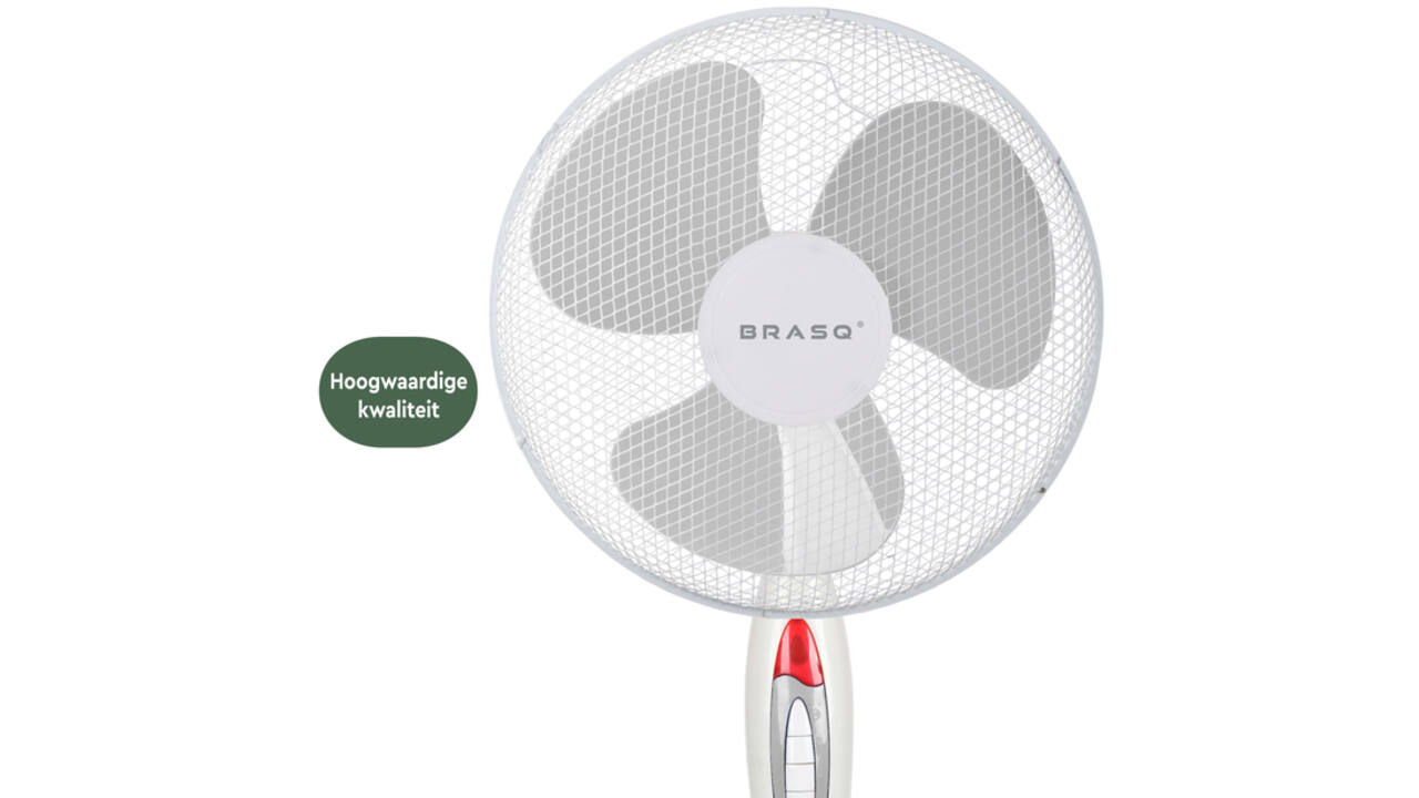 Statiefventilator BRASQ F300 Ø 40cm wit