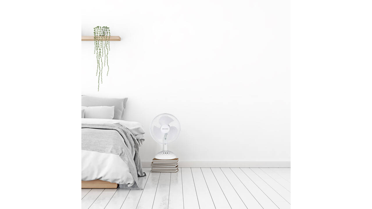 Tafelventilator BRASQ F400 Ø 30cm wit