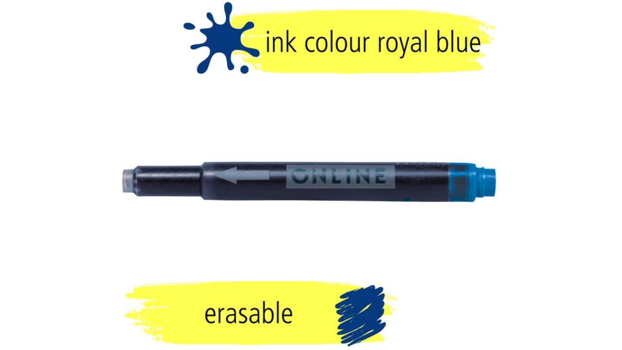 Inktpatroon Online Kombi blauw doos à 5 stuks