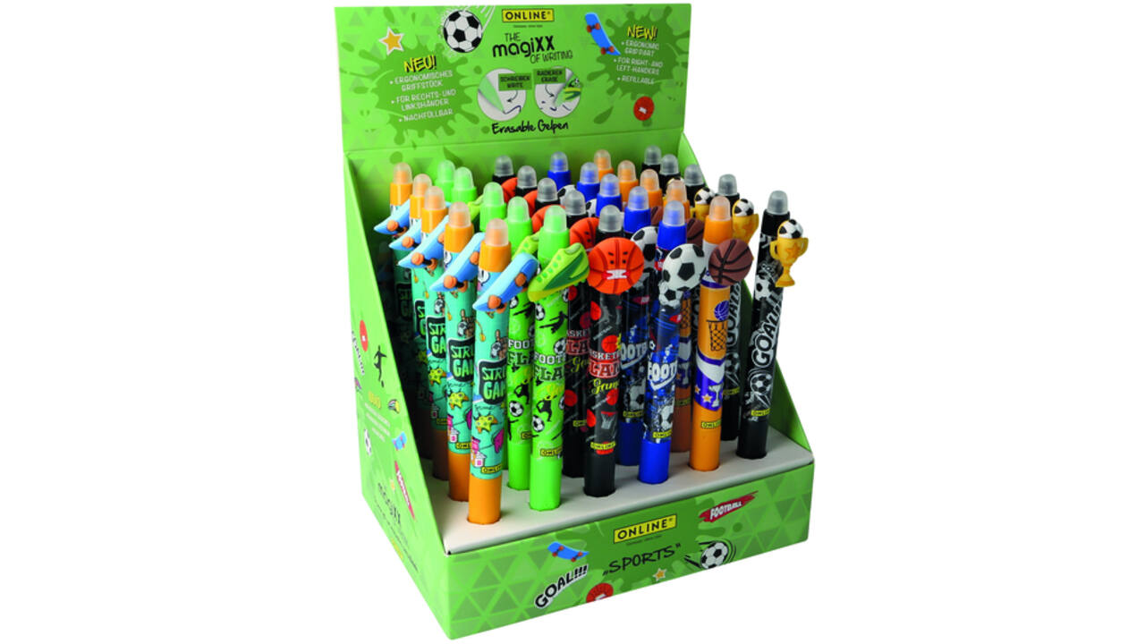 Gelschrijver Online Magixx Fun Sports 0.7mm assorti
