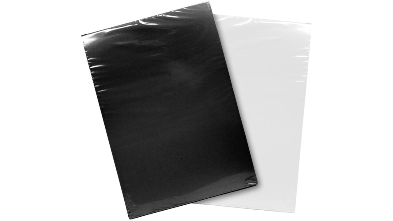 Voorblad Quantore A4 PP 300 micron zwart 100 stuks