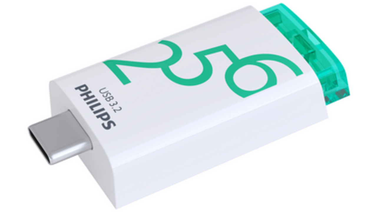USB Stick Philips Click USB-C 256GB Spring Green