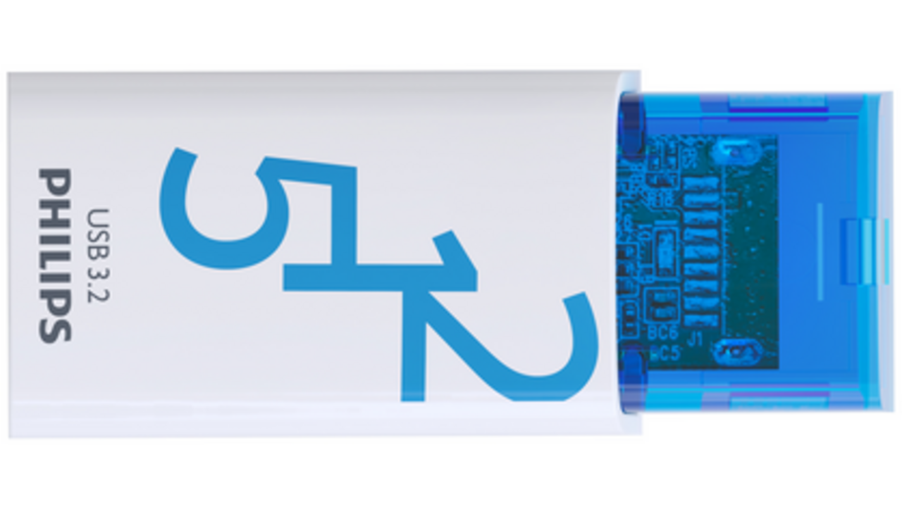 USB Stick Philips Click USB-C 512GB Ocean Blue